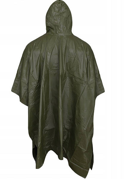 Пончо Mil-Tec One-Size Олива Плащ-палатка PONCHO VINYL OLIV (10628501) — фото 4