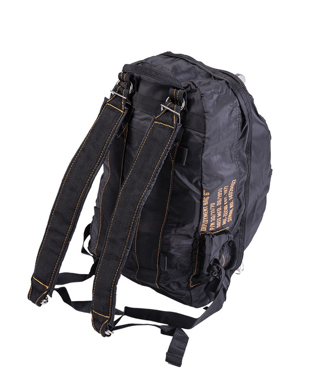 Рюкзак пілота Mil-Tec 15 л Чорний RUCKSACK 'DEPLOYMENT BAG 6' SCHWARZ (14039002-15) — фото 2
