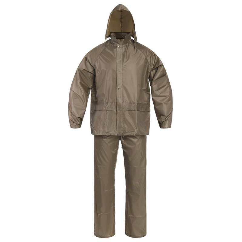 Костюм тактичний Mil-Tec непромокний Rainproof Set jacket pants 2XL Olive (10625001-906-XXL)