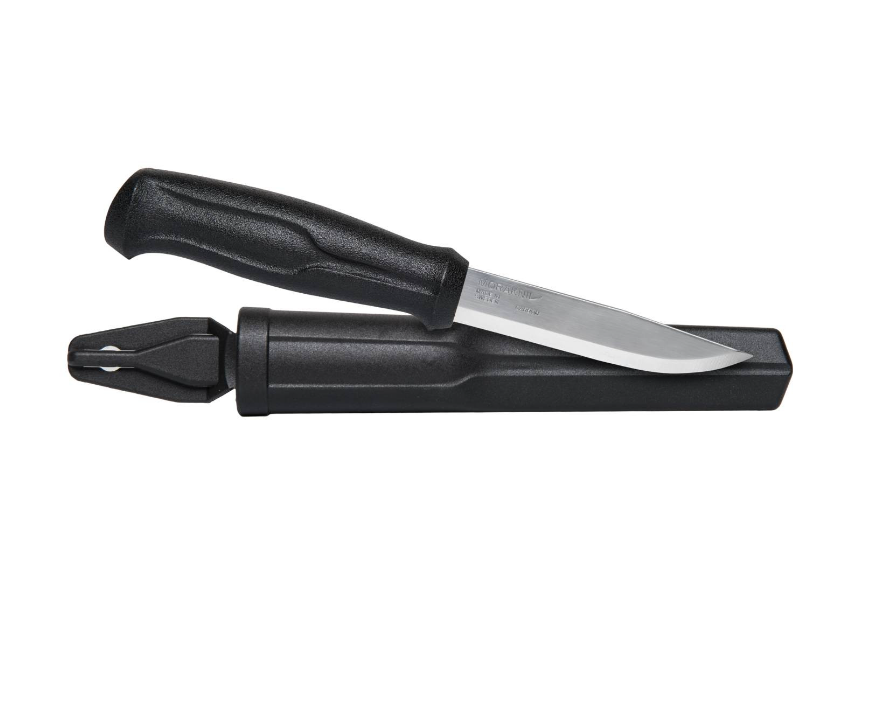 Ніж тактичний Morakniv 510 Сталевий Чорний 510 - Carbon Steel - Black (NZ-510-CS-01)(151441)