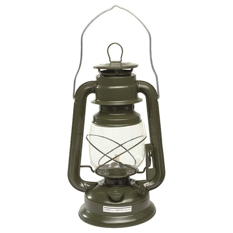 Гасова лампа тактична Mil-Tec Армійський ліхтар Oil Lamp 28СМ Olive (14965000)