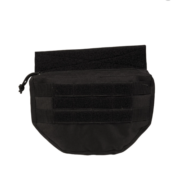 Підсумок тактичний Mil-Tec Напашник універсальний Чорний DROP DOWN POUCH SCHWARZ (13486302)