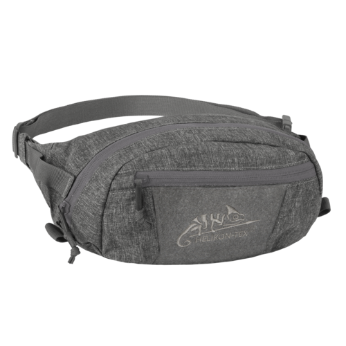 Сумка тактична Helikon-tex Поясна Сіра BANDICOOT Waist Pack® - Nylon Polyester Blend - Melange Grey (TB-BDC-NP-M3)