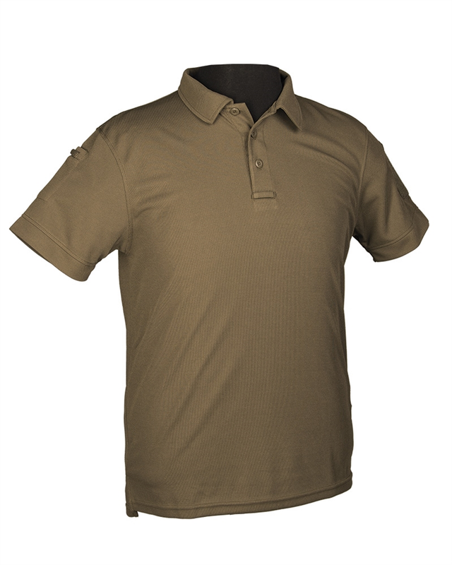 Футболка Mil-Tec швидкосохнуча Tactical Quick Dry Poloshirt M Olive (10961001-903-M)