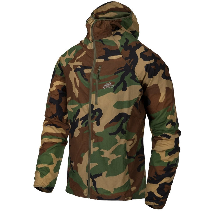 Куртка тактична Helikon-tex легка Tramontane WindPack XL Woodland (KU-TMT-NL-03-B06-XL)