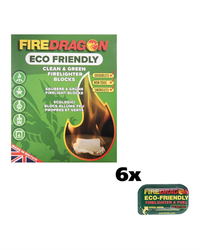 Розпалювачч вогню Mil-Tec 6шт тверде паливо для туристичного пальника Fire Dragon Fuel 6 шт (14907750)