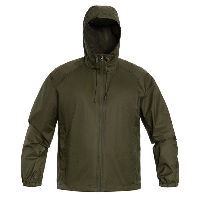 Куртка тактична Mil-Tec водонепроникна Wet Weather Jacket Quickpack 2XL Olive (10625401-906-2XL)