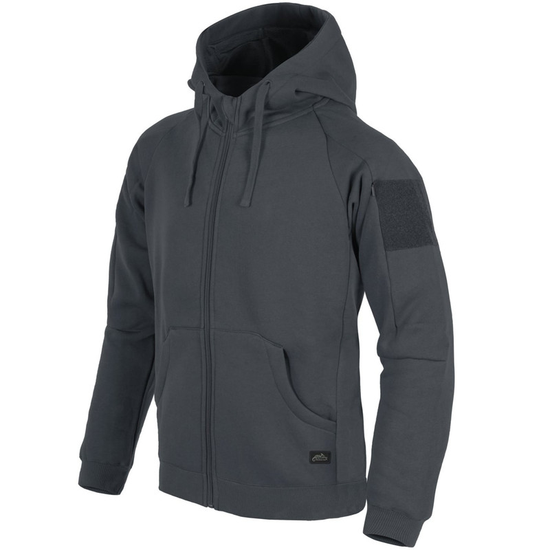 Кофта тактична Helikon-Tex худі на замку Tactical Hoodie Lite M Grey (BL-ULF-CB-19-B04-M)