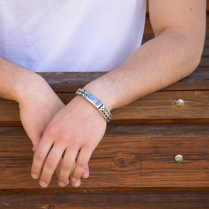 Royal Bracelets чоловічий браслет 23 см нержавіюча сталь Royal (276)