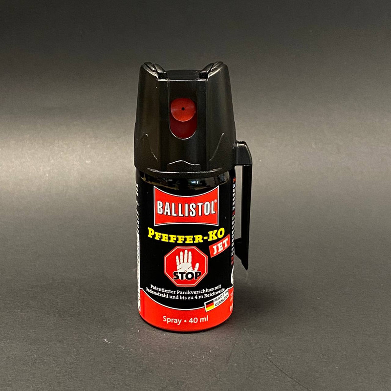 Балончик перцевий струменевий газовий 40мл Ballistol Німеччина PFEFFER K.O.SPRAY JET 40 ML NUR EU (16224040-40)