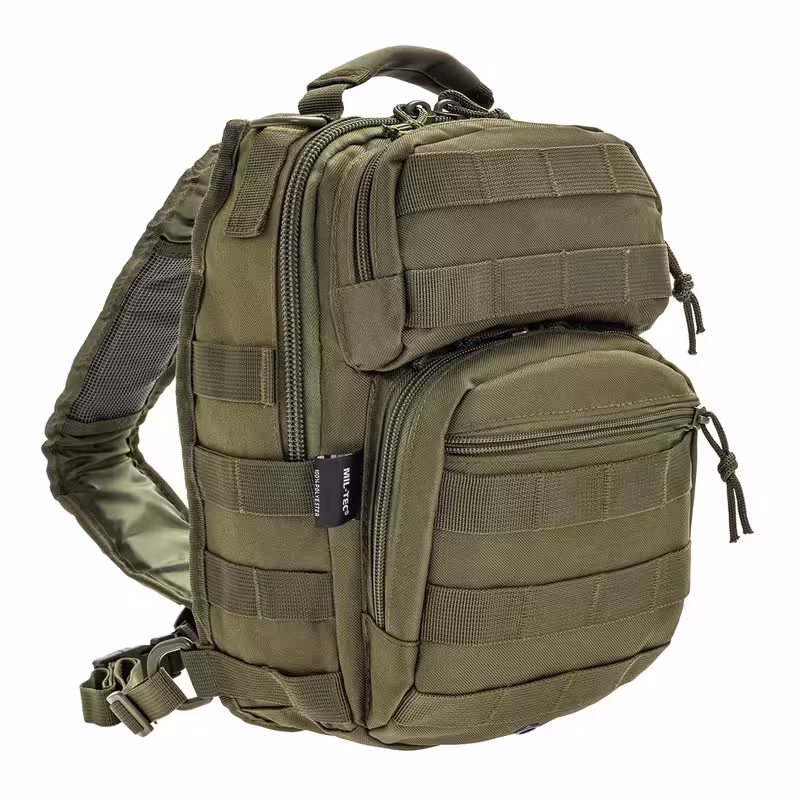 Рюкзак однолямковий 9Л Олива Mil-Tec ONE STRAP ASSAULT PACK SM OLIV (14059101-9)