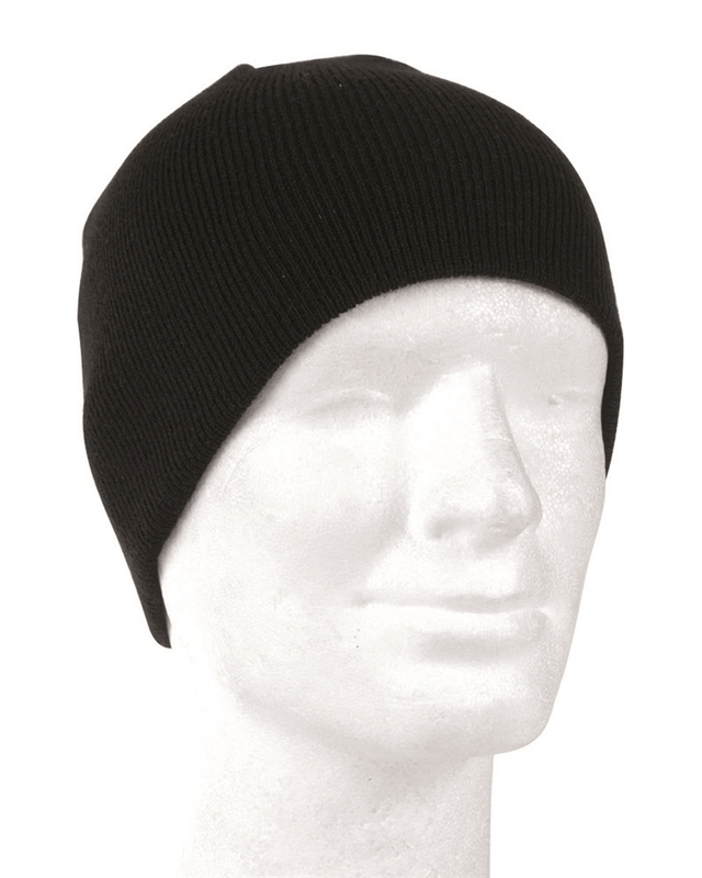Шапка тактична Mil-Tec One size Чорна BEANIE SCHWARZ (12138002)