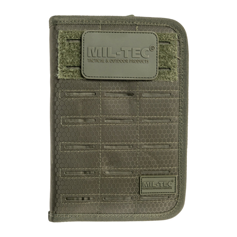 Блокнот тактичний Mil-Tec у захисному чохлі 22x14x3см Tactical Small Notebook Olive (15986001)
