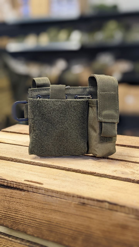 Підсумок для магазинів Mil-Tec подвійний Олива MOLLE ADMIN POUCH OLIV (13486001)