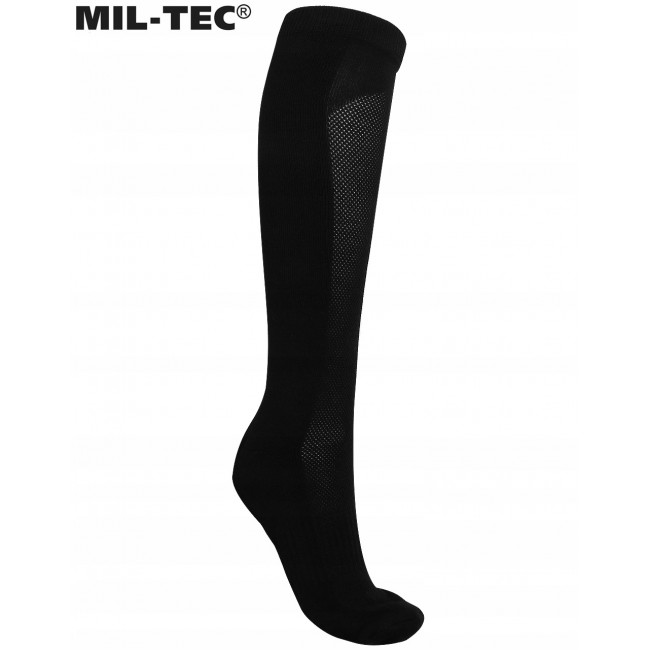 Шкарпетки тактичні Mil-Tec Кулмакс (3 seasons) Трекінгові Високі Гольфи 42-43р. Чорні STIEFELSOCKE COOLMAX SCHWARZ (13013002-003-42-43)