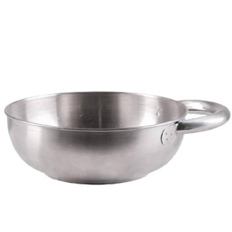 Миска туристична Mil-Tec нержавіюча сталь Stainless Steel Bowl 16х7,5см (14668200)